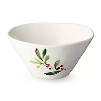 Certified International Holly And Vines 4-pc. Stoneware Ice Cream Bowl