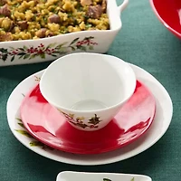 Certified International Holly And Vines 4-pc. Stoneware Ice Cream Bowl