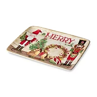 Certified International Nutcracker Parade Ceramic Serving Platter