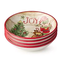 Certified International Nutcracker Parade 4-pc. Ceramic Soup Bowl
