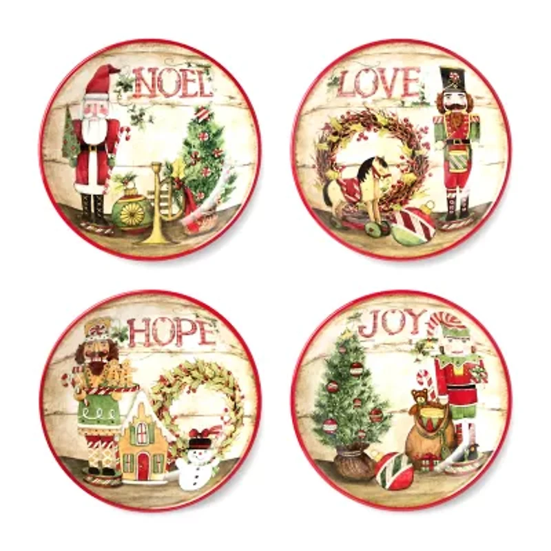 Certified International Nutcracker Parade 4-pc. Ceramic Soup Bowl