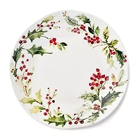 Certified International Holly And Vines Stoneware Serving Platter