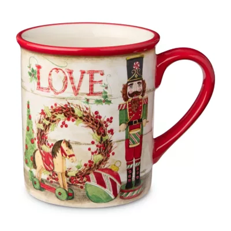 Certified International Nutcracker Parade 4-pc. Holiday Coffee Mug