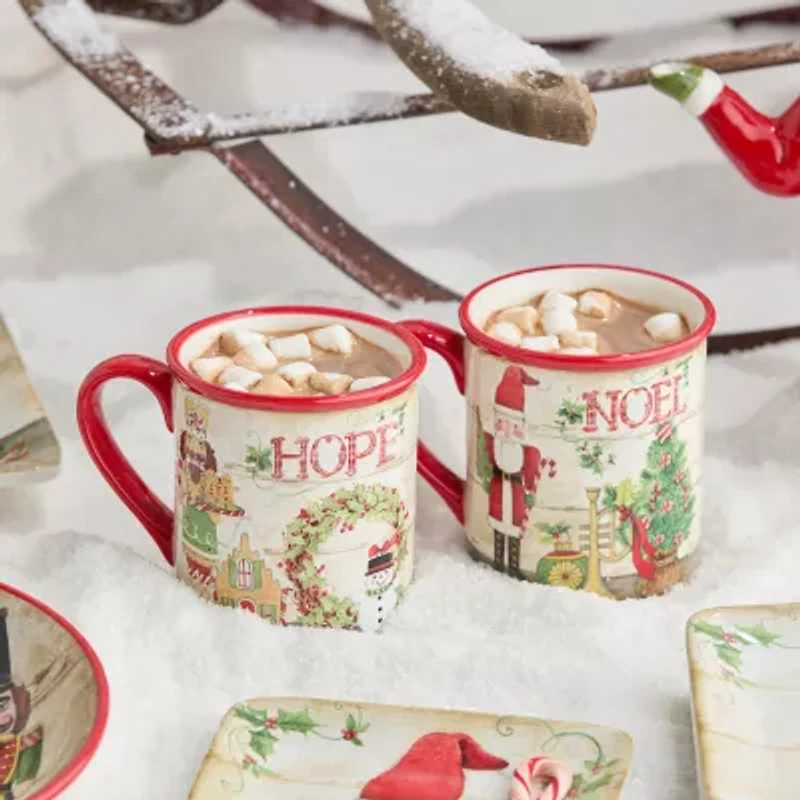 Certified International Nutcracker Parade 4-pc. Holiday Coffee Mug