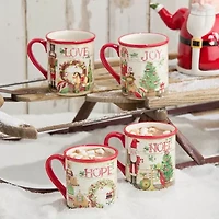 Certified International Nutcracker Parade 4-pc. Holiday Coffee Mug