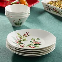 Certified International Holly And Vines 4-pc. Stoneware Dinner Plate