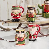 Certified International Nutcracker Parade 4-pc. Holiday Coffee Mug
