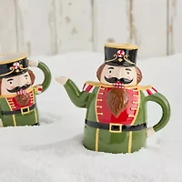 Certified International Nutcracker Parade Ceramic Teapot