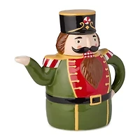 Certified International Nutcracker Parade Ceramic Teapot