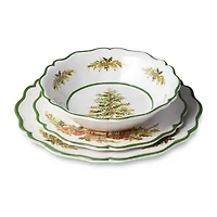 Certified International Holly Tree 12-pc. Melamine Dinnerware Set