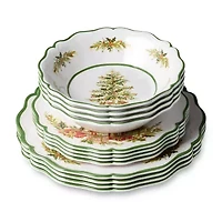 Certified International Holly Tree 12-pc. Melamine Dinnerware Set