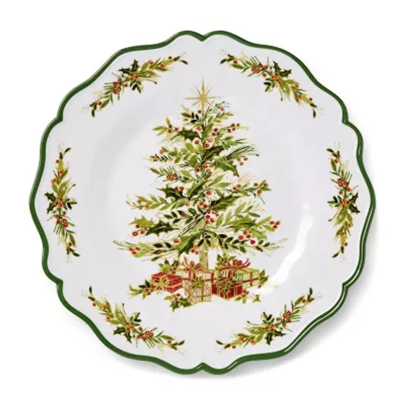 Certified International Holly Tree 2-pc. Serving Platter Set