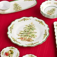 Certified International Holly Tree 2-pc. Serving Platter Set