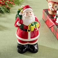 Certified International Santa'S Retro Christmas Ceramic Cookie Jar