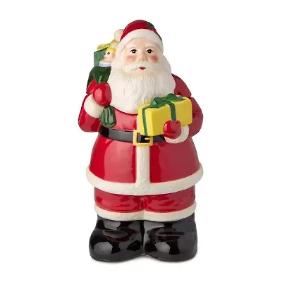 Certified International Santa'S Retro Christmas Ceramic Cookie Jar