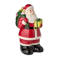 Certified International Santa'S Retro Christmas Ceramic Cookie Jar