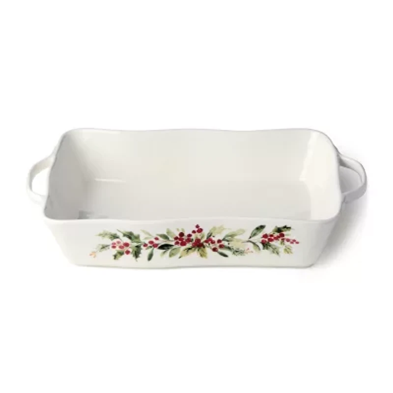 Certified International Holly And Vines 16" Baking Dish
