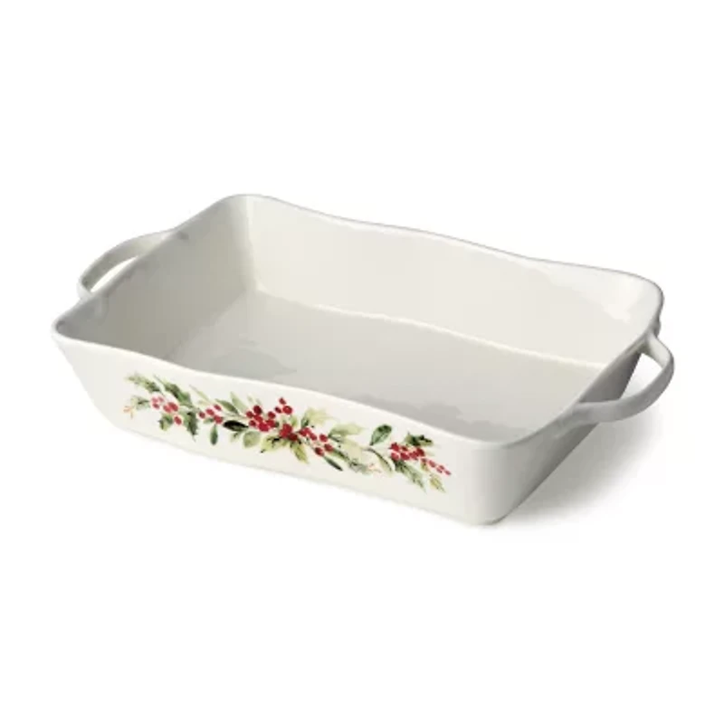 Certified International Holly And Vines 16" Baking Dish