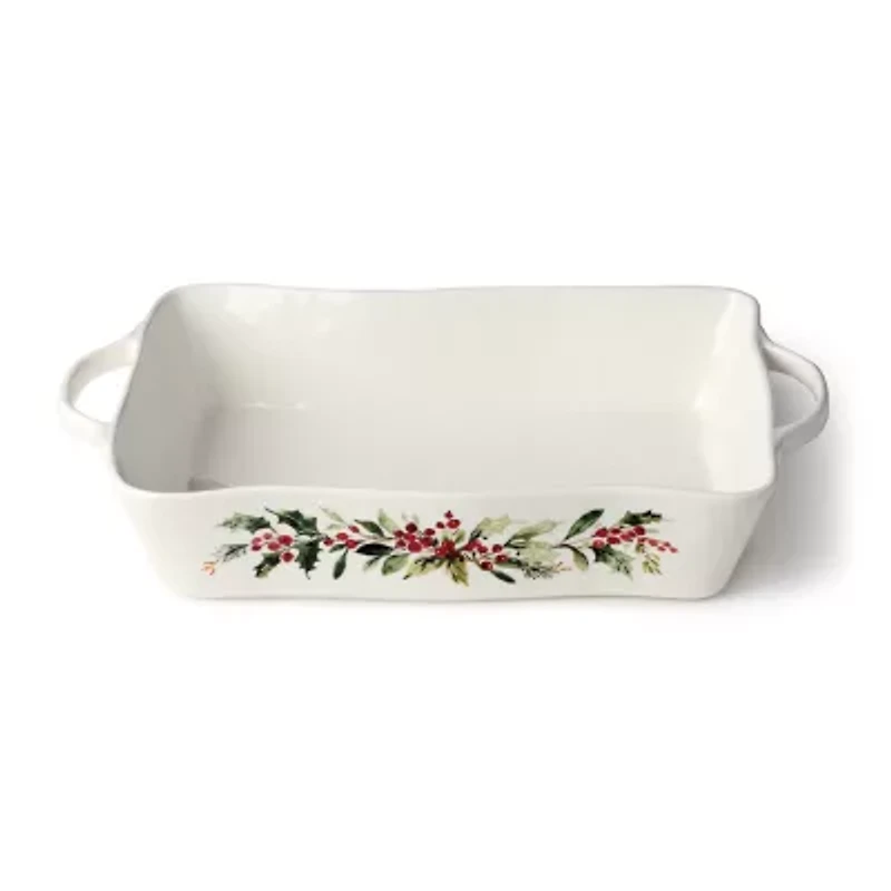 Certified International Holly And Vines 14" Baking Dish