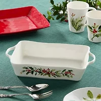 Certified International Holly And Vines 14" Baking Dish