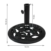 Sunnydaze Collection Patio Umbrella Base