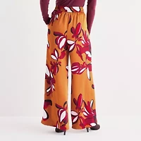 Worthington Womens Flare Pull-On Pant