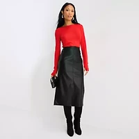 Worthington Womens Midi Pencil Skirt