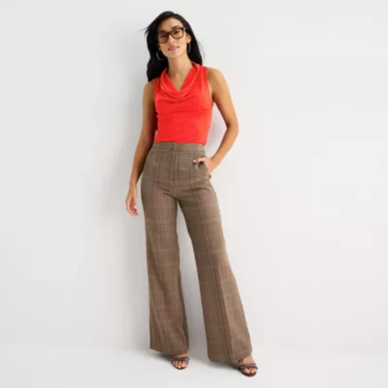 Worthington Womens Fit and Flare Pant