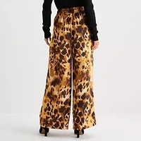 Worthington Womens Flare Pull-On Pant