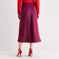 Worthington Womens Long A-Line Skirt