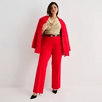 Worthington Womens Plus Regular Fit Blazer
