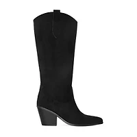 RM Rebecca Minkoff Womens Nicole Stacked Heel Cowboy Boots