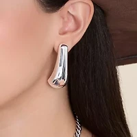 JS Jessica Simpson Silver Tone Womens Drop Earrings