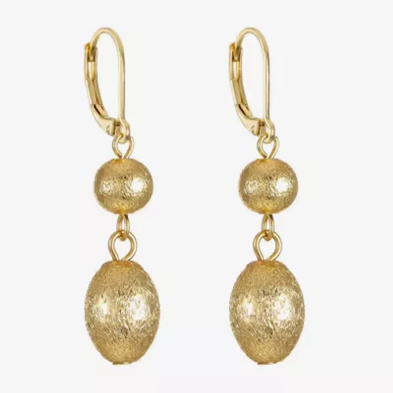 Monet Jewelry Beaded Double Womens Round Drop Earrings