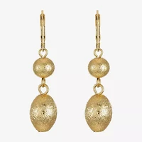 Monet Jewelry Beaded Double Womens Round Drop Earrings