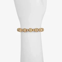 Monet Jewelry Beaded Womens Round Stretch Bracelet