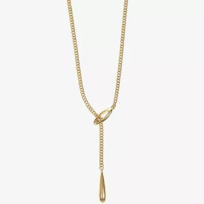 Liz Claiborne Bolo Adjustable Womens 17 Inch Y Necklace