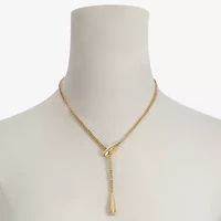 Liz Claiborne Bolo Adjustable Womens 17 Inch Y Necklace