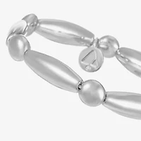 Liz Claiborne Elongated Bead Womens Stretch Bracelet