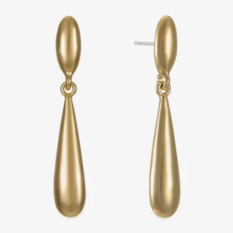 Liz Claiborne Double Womens Hypoallergenic Drop Earrings