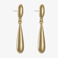Liz Claiborne Double Womens Hypoallergenic Drop Earrings