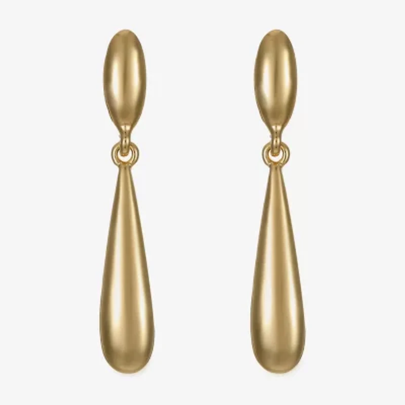 Liz Claiborne Double Womens Hypoallergenic Drop Earrings