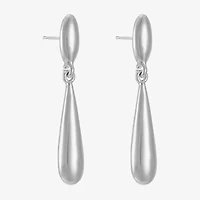Liz Claiborne Double Womens Hypoallergenic Drop Earrings