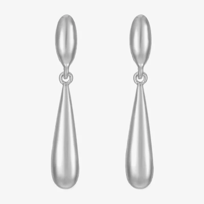 Liz Claiborne Double Womens Hypoallergenic Drop Earrings