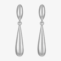 Liz Claiborne Double Womens Hypoallergenic Drop Earrings