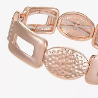 Liz Claiborne Hammered Womens Square Stretch Bracelet
