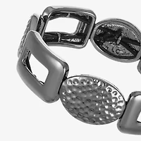 Liz Claiborne Hammered Womens Square Stretch Bracelet