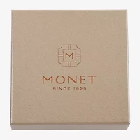 Monet Jewelry Gold Tone Locket Womens Glass Heart 2-pc. Jewelry Set