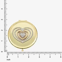 Monet Jewelry Gold Tone Gold Tone Heart Compact Mirror