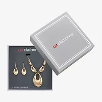 Liz Claiborne Womens Oval 2-pc. Jewelry Set